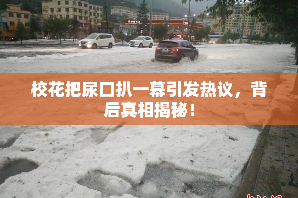 校花把尿口扒一幕引发热议，背后真相揭秘！