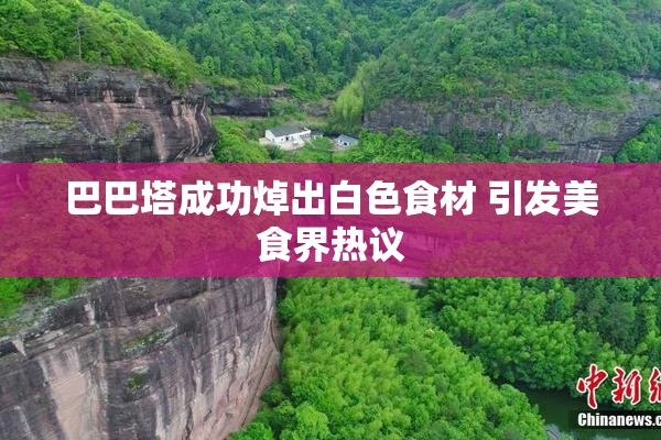 巴巴塔成功焯出白色食材 引发美食界热议