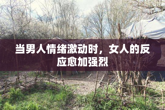 当男人情绪激动时，女人的反应愈加强烈