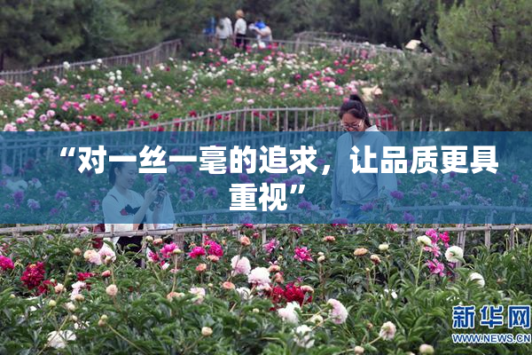 “对一丝一毫的追求，让品质更具重视”