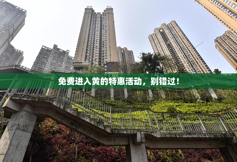 免费进入黄的特惠活动，别错过！