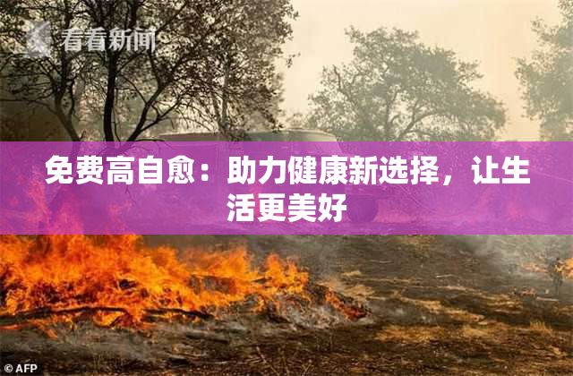 免费高自愈：助力健康新选择，让生活更美好