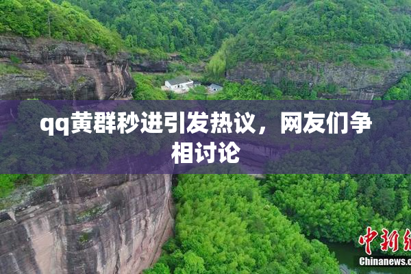 qq黄群秒进引发热议，网友们争相讨论