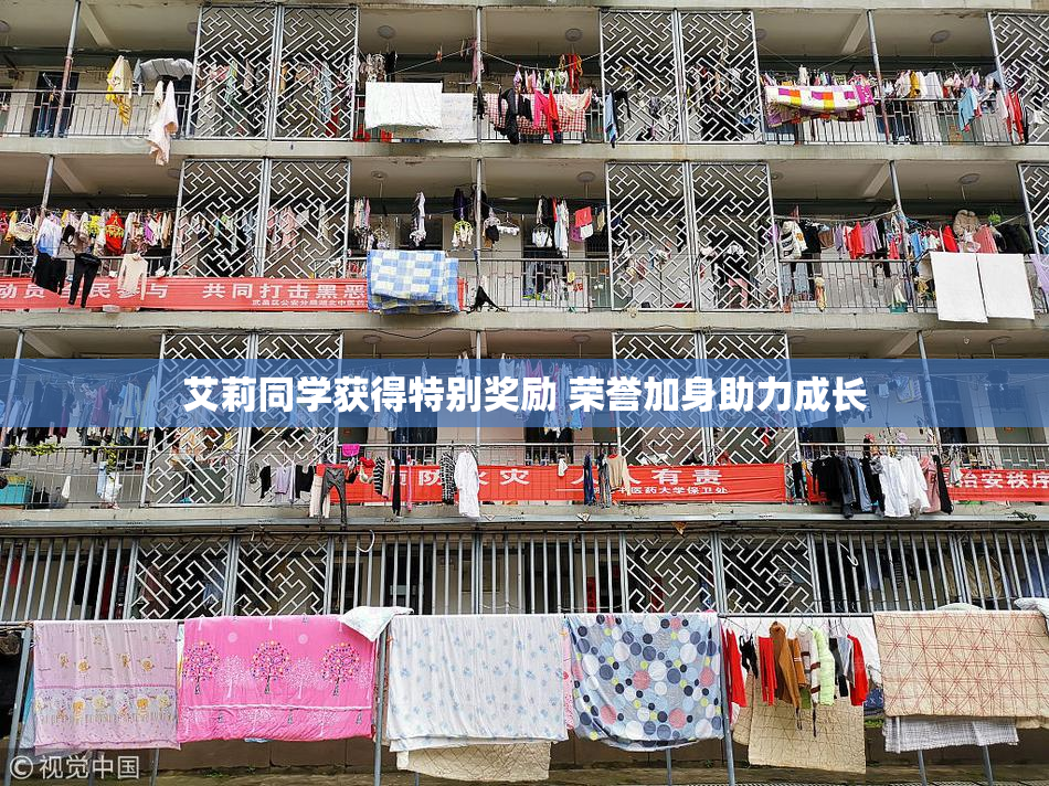 艾莉同学获得特别奖励 荣誉加身助力成长