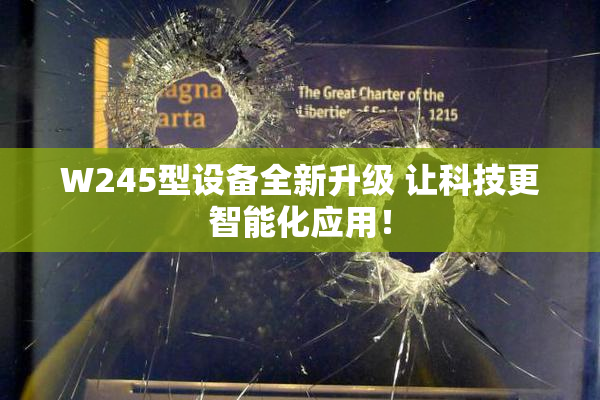 W245型设备全新升级 让科技更智能化应用！