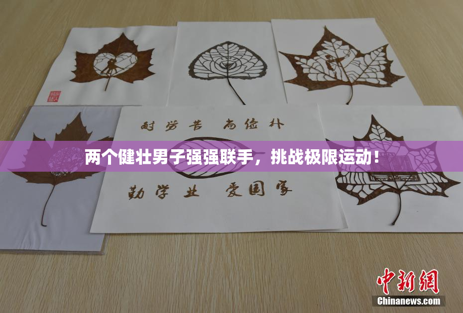 两个健壮男子强强联手，挑战极限运动！