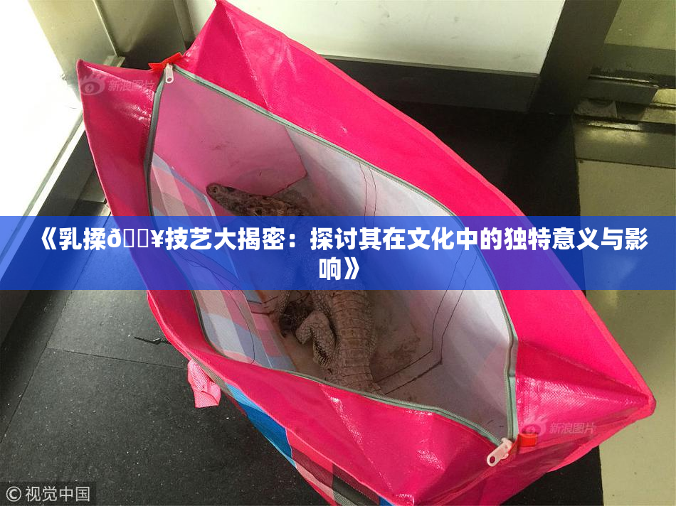 《乳揉🔥技艺大揭密：探讨其在文化中的独特意义与影响》
