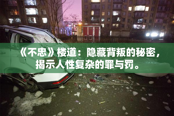 《不忠》楼道：隐藏背叛的秘密，揭示人性复杂的罪与罚。