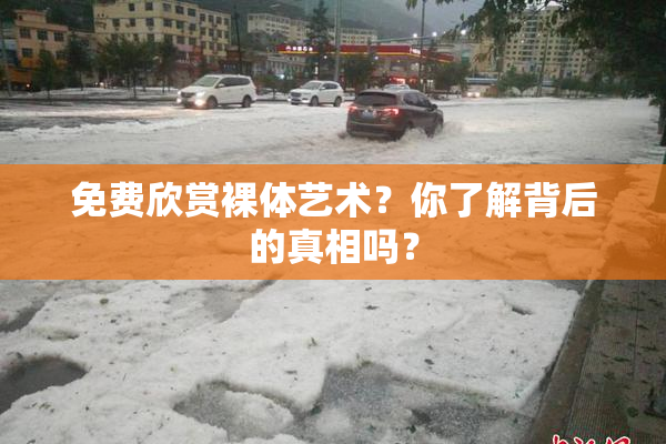 免费欣赏裸体艺术？你了解背后的真相吗？