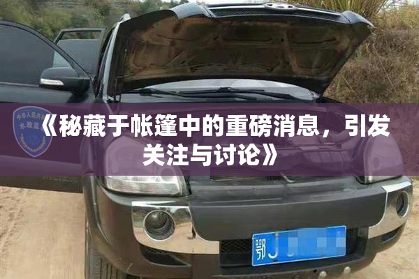 《秘藏于帐篷中的重磅消息，引发关注与讨论》