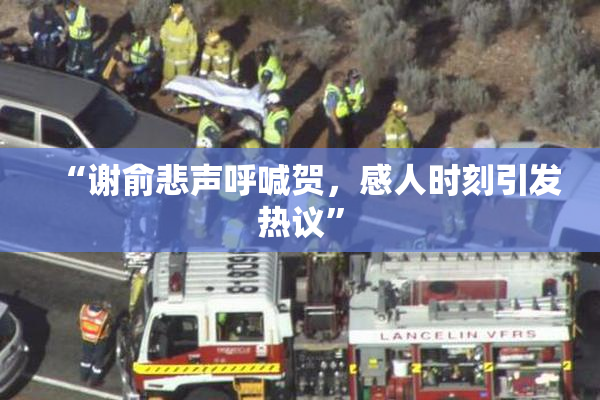 “谢俞悲声呼喊贺，感人时刻引发热议”
