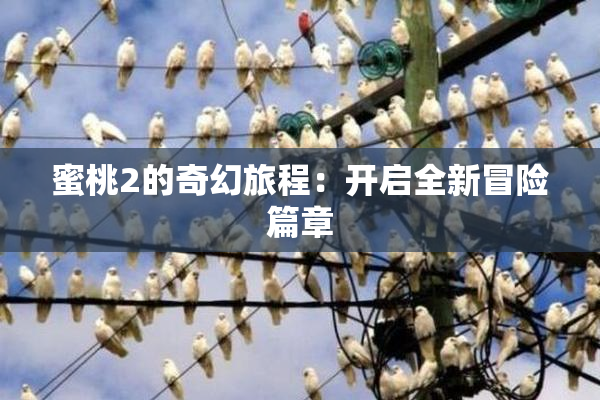 蜜桃2的奇幻旅程：开启全新冒险篇章