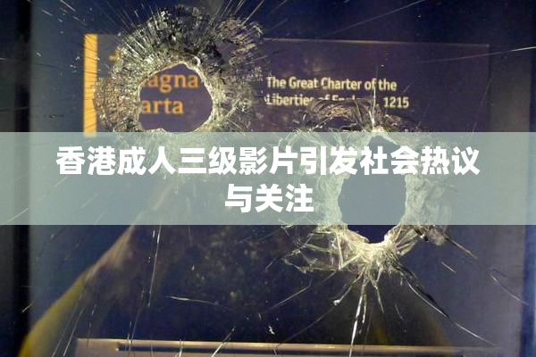香港成人三级影片引发社会热议与关注