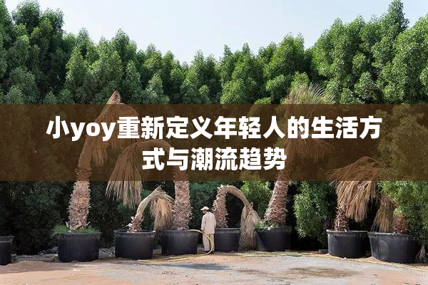 小yoy重新定义年轻人的生活方式与潮流趋势