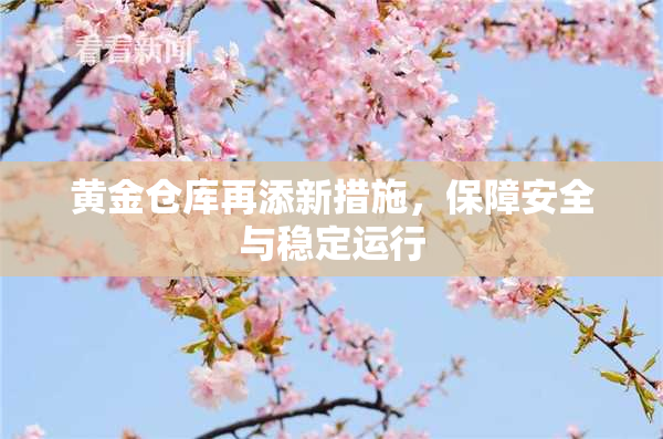 黄金仓库再添新措施，保障安全与稳定运行