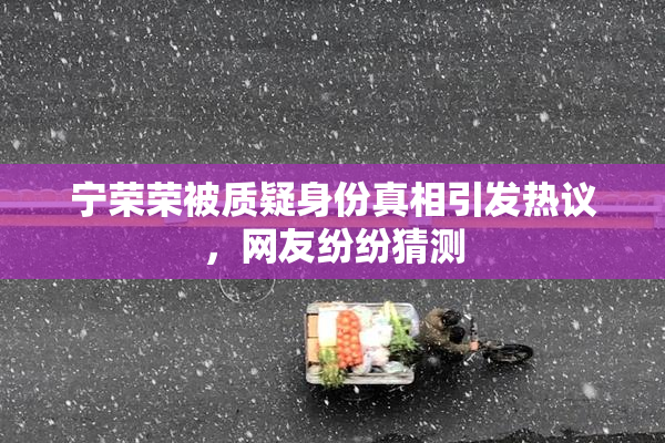 宁荣荣被质疑身份真相引发热议，网友纷纷猜测