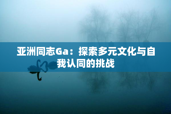 亚洲同志Ga：探索多元文化与自我认同的挑战