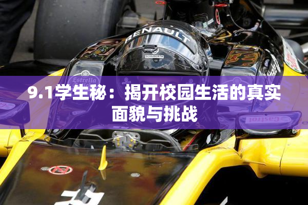 9.1学生秘：揭开校园生活的真实面貌与挑战