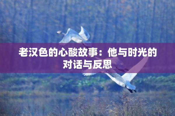 老汉色的心酸故事：他与时光的对话与反思