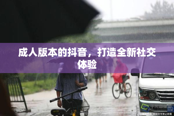 成人版本的抖音，打造全新社交体验