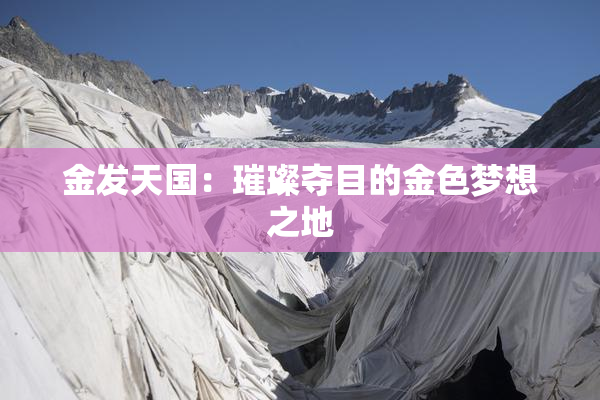 金发天国：璀璨夺目的金色梦想之地