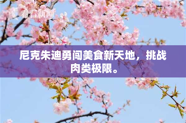 尼克朱迪勇闯美食新天地，挑战肉类极限。