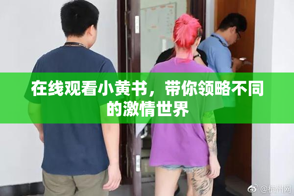 在线观看小黄书，带你领略不同的激情世界