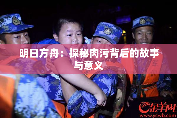 明日方舟：探秘肉污背后的故事与意义