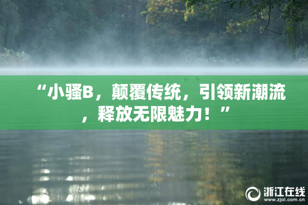 “小骚B，颠覆传统，引领新潮流，释放无限魅力！”