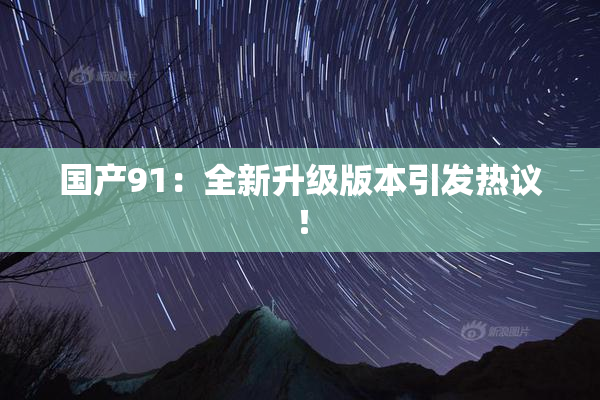 国产91：全新升级版本引发热议！