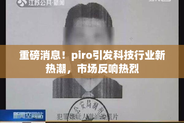 重磅消息！piro引发科技行业新热潮，市场反响热烈
