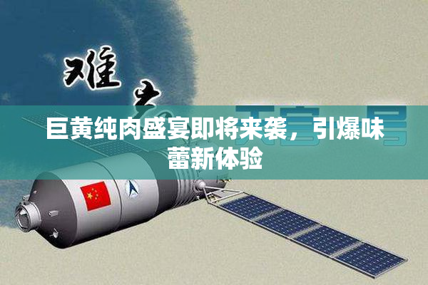 巨黄纯肉盛宴即将来袭，引爆味蕾新体验