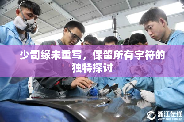 少司缘未重写，保留所有字符的独特探讨