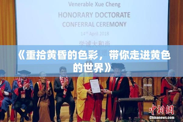 《重拾黄昏的色彩，带你走进黄色的世界》