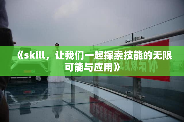 《skill，让我们一起探索技能的无限可能与应用》