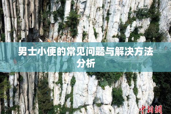 男士小便的常见问题与解决方法分析