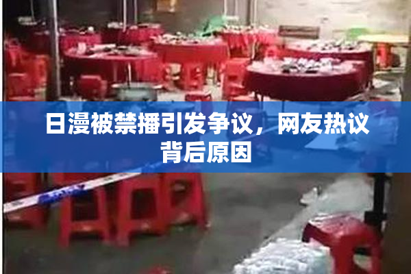 日漫被禁播引发争议，网友热议背后原因