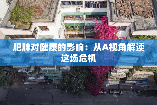 肥胖对健康的影响：从A视角解读这场危机