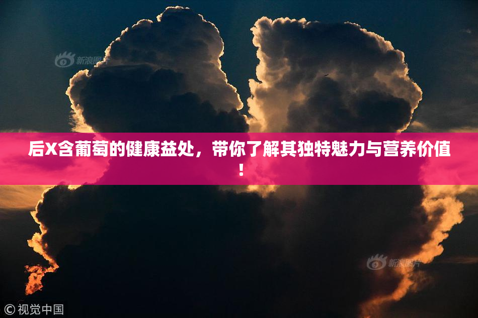 后X含葡萄的健康益处，带你了解其独特魅力与营养价值！
