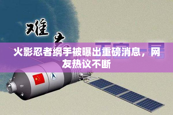 火影忍者纲手被曝出重磅消息，网友热议不断