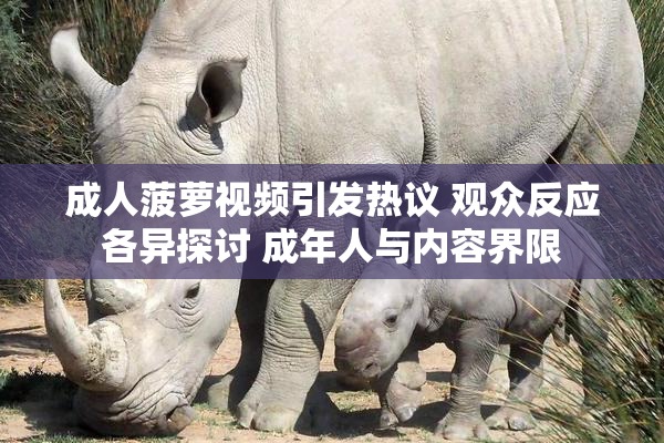 成人菠萝视频引发热议 观众反应各异探讨 成年人与内容界限