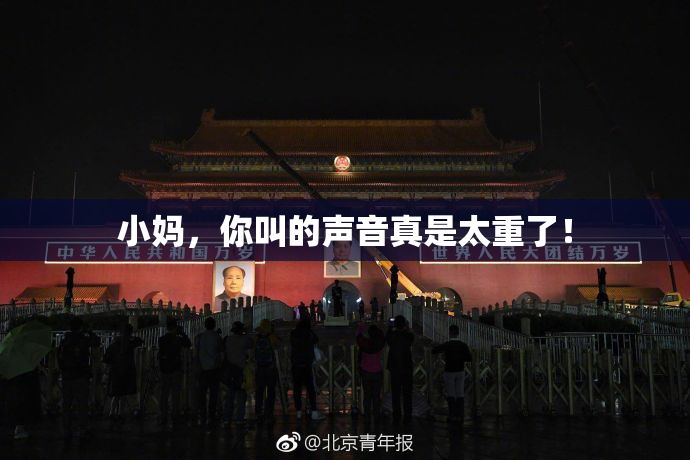 小妈，你叫的声音真是太重了！