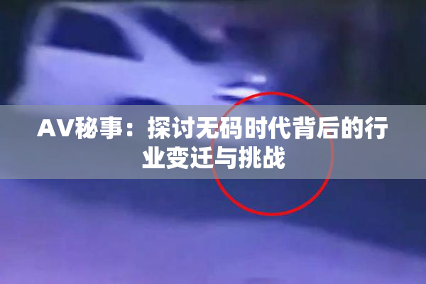 AV秘事：探讨无码时代背后的行业变迁与挑战