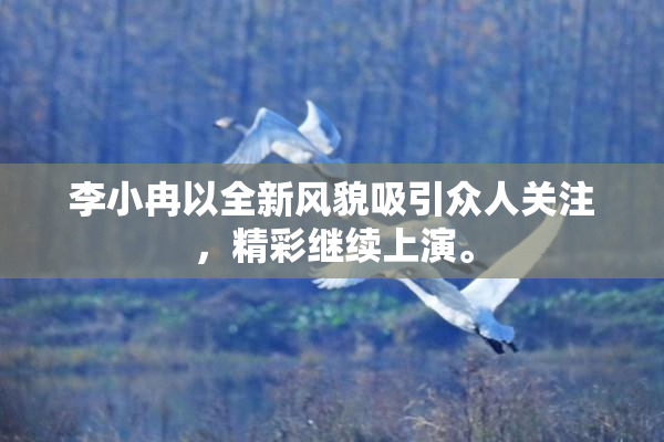 李小冉以全新风貌吸引众人关注，精彩继续上演。
