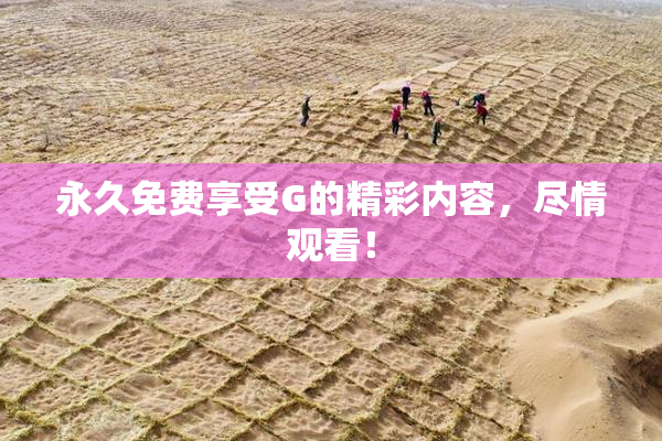 永久免费享受G的精彩内容，尽情观看！