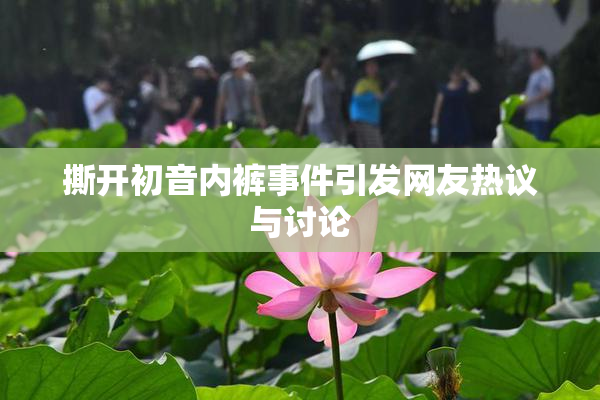 撕开初音内裤事件引发网友热议与讨论