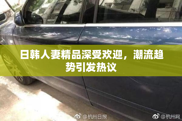日韩人妻精品深受欢迎，潮流趋势引发热议