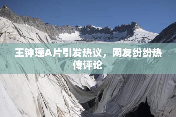 王钟瑶A片引发热议，网友纷纷热传评论