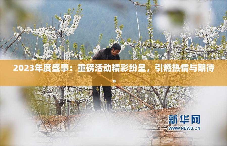 2023年度盛事：重磅活动精彩纷呈，引燃热情与期待。