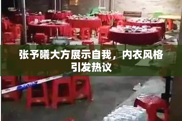 张予曦大方展示自我，内衣风格引发热议